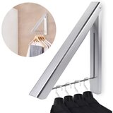 Home & Marker Stenski zložljivi obešalnik za oblačila | FOLDONA Silver, (21872423) | Shoptok.si