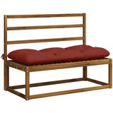  Jastučić za klupu VIANEN 100% poliester Crvena 120 x 50 x 12 cm | shoptok.hr