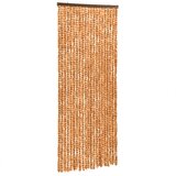 vidaXL Zavesa proti mrčesu oker in bela 100x200 cm šenilja, (21244787) Cene