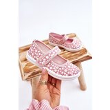Boto Children's Velcro Ballerinas In Print Pink Selah | ePonuda.com