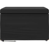  Stolica Crna 61 x 41 x 40 cm Umjetna Koža i Fino Radeći Drvo | shoptok.hr