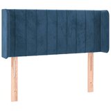  LED posteljno vzglavje temno modro 103x16x78/88 cm žamet, (20792562) | Shoptok.si
