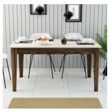 Hanah home trpezarijski sto milan 898 walnut travertine Cene