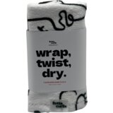 Lotta Curls Turban za lase - black/white | Shoptok.si