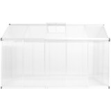  Staklenik od aluminija 302 x 190 x 195 cm 11,19 m³ | shoptok.hr