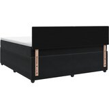  Boxspring krevet s madracem Crna 140 x 200 cm Baršun | shoptok.hr