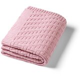 BabyOno Pletena pamučna dekica 75x100 cm, roza | shoptok.hr