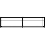 TV ormarić prozirni 180 x 40 x 40,5 cm od kaljenog stakla | shoptok.hr