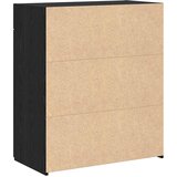 Ormarić za pohranu s ladicama Crni hrast 80 x 42.5 x 93.5 cm | shoptok.hr