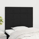  Uzglavlje Crno 80x5x118/128 cm Tkanina | shoptok.hr