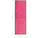  Otirač perivi ružičasti 60 x 180 cm | shoptok.hr