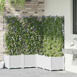  Vrtna saksija 5 pcs Bijeli 120 x 120 x 142 cm Plastika | shoptok.hr