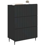  Predalna omara Črna 66 x 34,5 x 92 cm Inženirski les, (5000232583) | Shoptok.si
