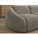 Bobochic Paris Siva/smeđa sofa od bouclé tkanine 230 cm Tina – | shoptok.hr