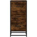  Komoda boja hrasta 35 5x35x76 cm konstruirano drvo i metal | shoptok.hr