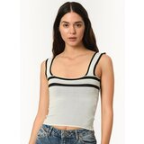Dewberry Z2003 MISS KROP BLOUSE-WHITE | Shoptok.si