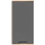 MID.YOU Viseča Omara Mason, Siva, Barva Hrasta | Shoptok.si