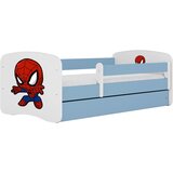 MID.YOU Dječji krevet Dreamy Spiderman 160x80 sa madracem s ladicom Plava | shoptok.hr