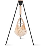 SCHMUSEWOLKE VISEČA MREŽA ZA DOJENČKE Set inkl. Tipi-Gestell und Motor 150/150/224 cm antracit, bež Slike