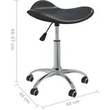  Pisarniški stol črno umetno usnje, (20624479) | Shoptok.si