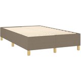  s oprugama i madracem smeđesivi 120 x 200 cm od tkanine | shoptok.hr