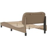  Posteljni okvir z vzglavjem kapučino 80x200 cm umetno usnje, (21081478) | Shoptok.si