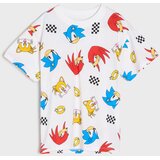 Sinsay Pamučna majica s uzorkom i kratkim rukavima Sonic the Hedgehog | shoptok.hr