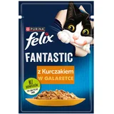 PURINA Felix Fantastic: piščanec - mokra hrana za mačke - 85 g, (21385793)