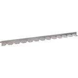 vidaXL Robovi trave 10 pcs 102 x 4 x 4 cm Jeklo Srebrna, (5000301143) | Shoptok.si