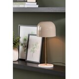Leitmotiv Kremno bela namizna svetilka s kovinskim senčilom (višina 50 cm) Manta – | Shoptok.si