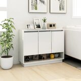  Komoda bijela 97 x 31 x 75 cm od konstruiranog drva | shoptok.hr