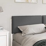  Tapecirani uzglavlje s uzglavljem Bijela i svijetlo siva 200 cm | shoptok.hr