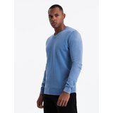 Ombre Men's wash sweater with v-neck - blue | shoptok.hr