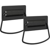  Ručke za ormariće 2 pcs Crna 85 x 45 mm Metal | shoptok.hr