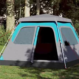 Kupolasti šator za kampiranje za 4 osobe plavi brzo otpuštanje