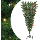  Obratno umetno osvetljeno božično drevo s setom kroglic 120 cm | Shoptok.si