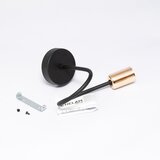  LED zidno svetlo TUBE 1xE27/15W/230V crno | Eponuda.com