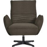 Dieter Knoll FOTELJ, temno rjava tekstil | Shoptok.si