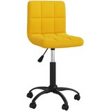  Okretna uredska stolica boja senfa baršunasta | shoptok.hr