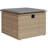  2-dijelni set vrtnih sofa s jastucima bež od poliratana bagrem | shoptok.hr