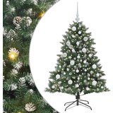 vidaXL Umestno božično drevo med 150 LED Zelena 85 x 85 x 120 cm | Shoptok.si