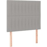  Kreveta s oprugama i madrac svjetlosivi 90x200cm tkanina | shoptok.hr