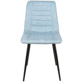 XORA stol, kovina, tekstil modra, črna | Shoptok.si