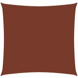 vidaXL Senčno jadro oksford blago kvadratno 2,5x2,5 m terakota, (20743147) Cene