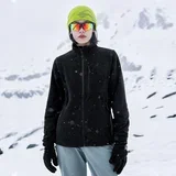 Ženska jakna, Zip kragna, Crna