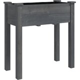  Sadilica s kotačima i oblogom siva 71 x 37 x 80 cm od jelovine | shoptok.hr
