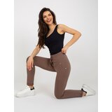 RELEVANCE Sweatpants-RV-DR-8696.20-brown | Shoptok.si
