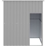  Kućica za pse s krovom svjetlosiva 165 x 153 x 181 cm čelična | shoptok.hr