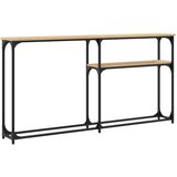  Konzolni stol boja hrasta 145 x 22,5 x 75 cm konstruirano drvo | shoptok.hr