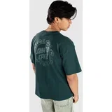 Mono Ring Rose Dot T-shirt cosmic teal